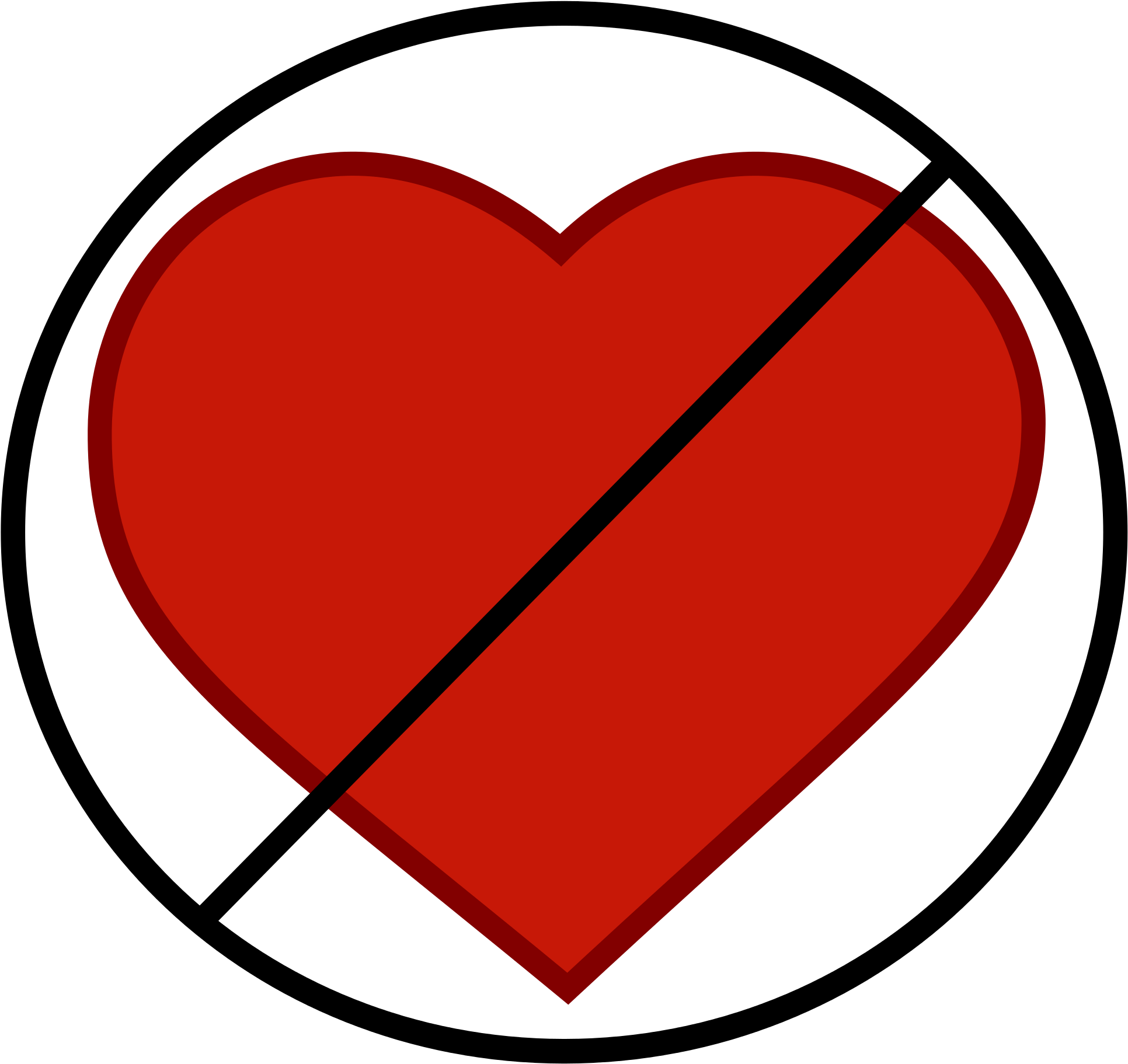 Crossed Clipart Heart - Me Vuelvo A Enamorar (2000x1875), Png Download