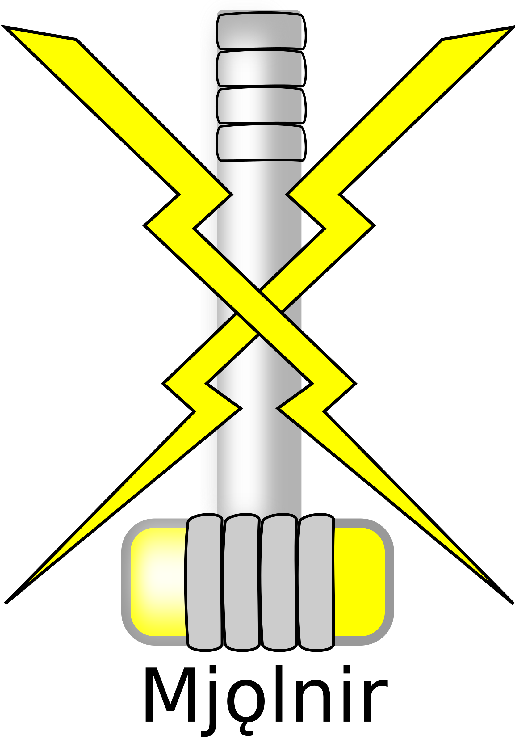 This Free Icons Png Design Of Mjölnir (1677x2400), Png Download