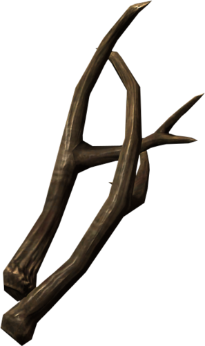 Small Antlers - Skyrim Antlers (297x500), Png Download