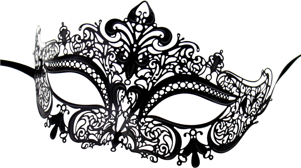 Svg Transparent Black Series Women S Laser Cut Metal Masquerade Mask