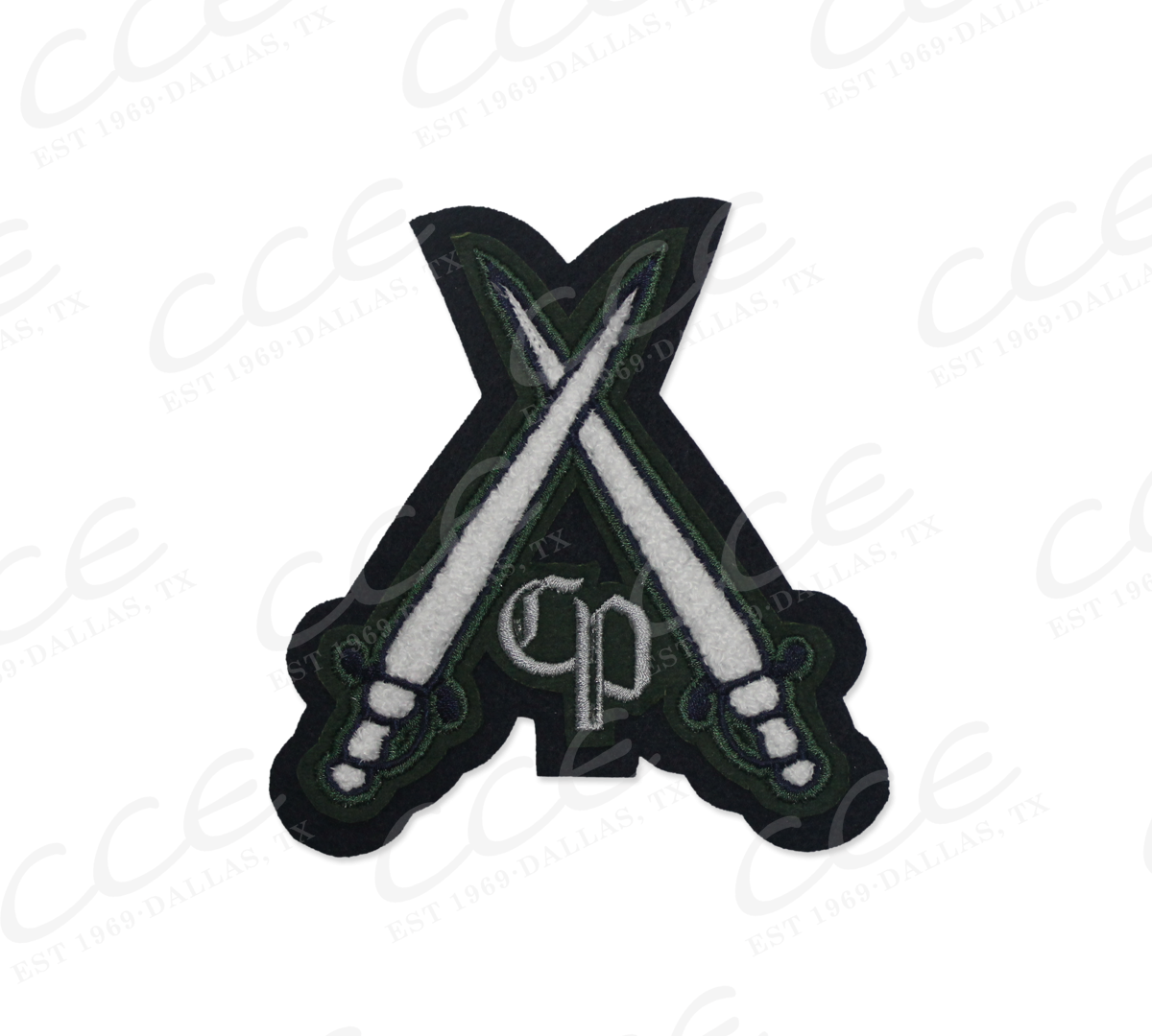 College Park Hs Crossed Swords Sleeve Mascot - Sleeve (1200x1080), Png Download