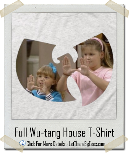 Full House Wu-tang - Wutang Pleine Maison Pin (415x495), Png Download