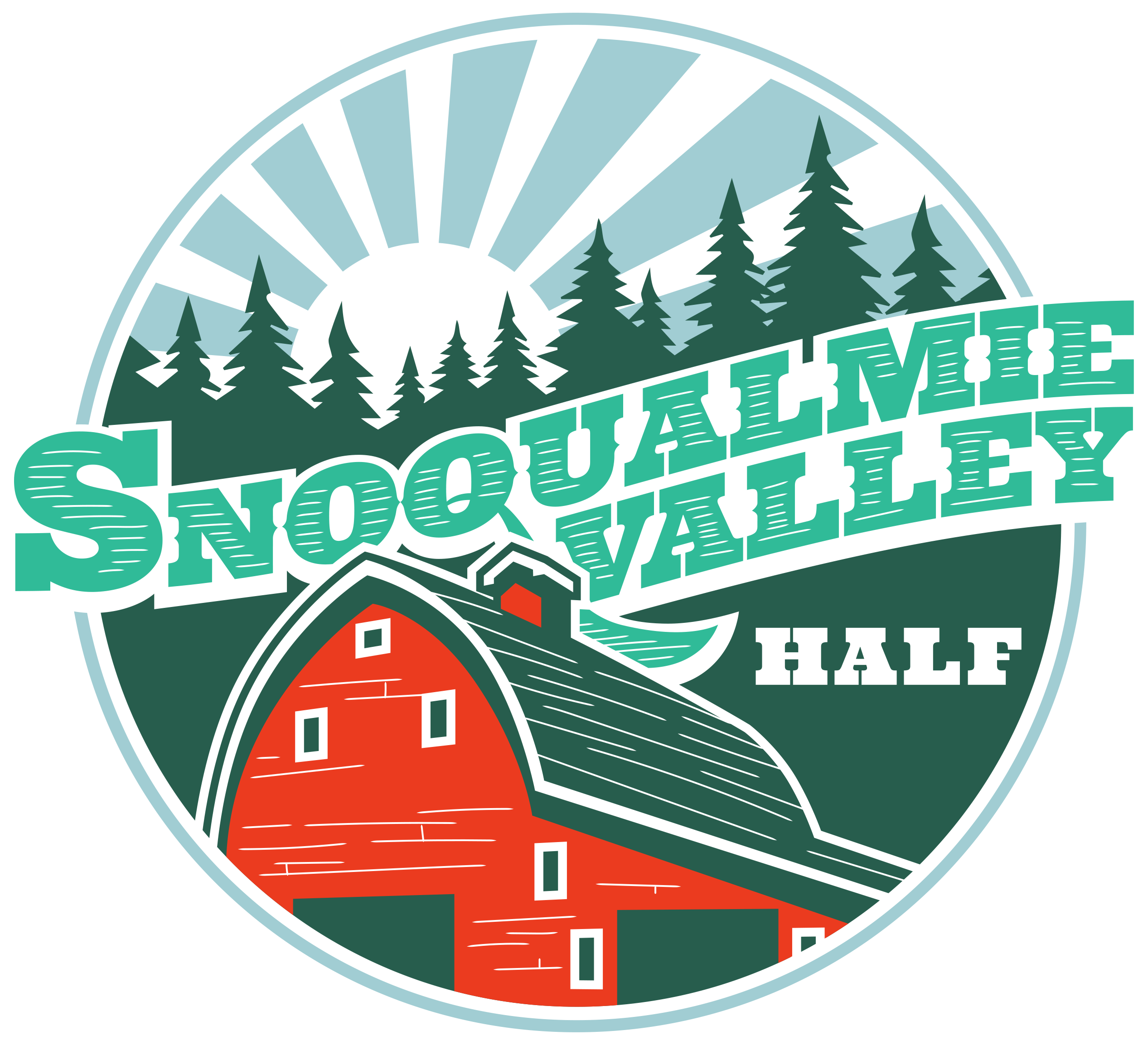 Snoqualmie Valley Half - Illustration (2533x2307), Png Download