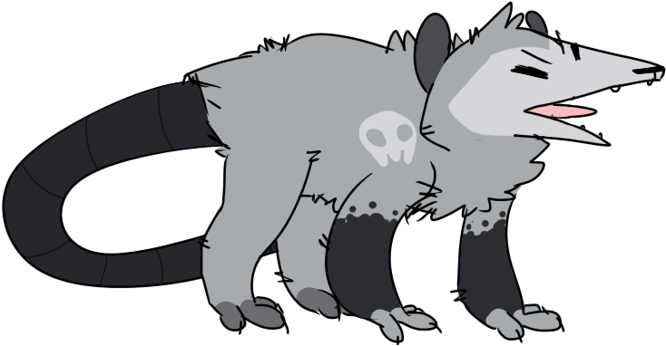 Awesome Possum - Cartoon (769x452), Png Download