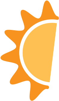 Source - Iffco Kisan - Half Of Sun Png (465x453), Png Download