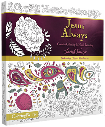 Jesus Always Adult Coloring Book: Creative Coloring (354x425), Png Download