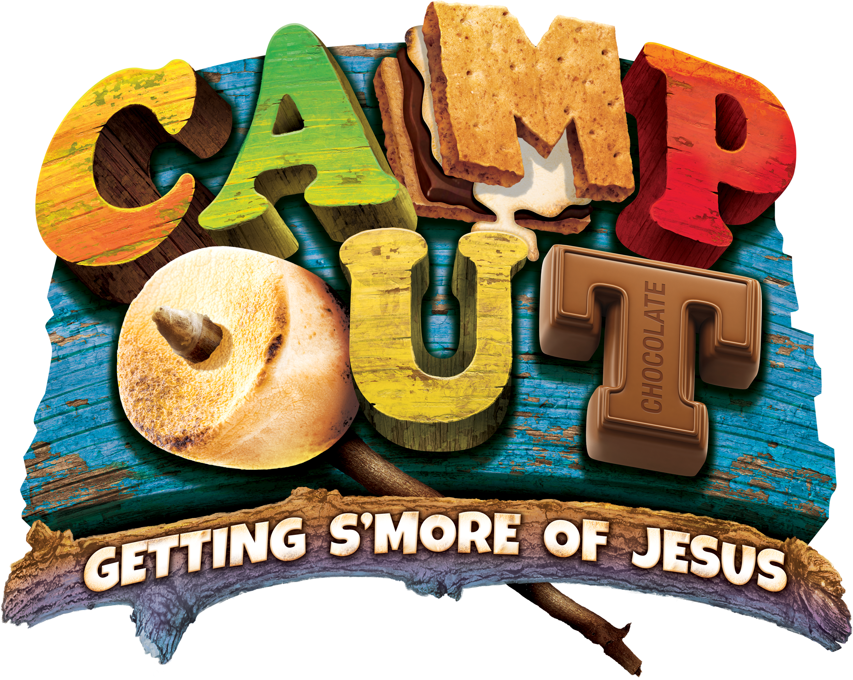 Getting S'more Of Jesus - Camp Out Getting S More Of Jesus (3150x2632), Png Download