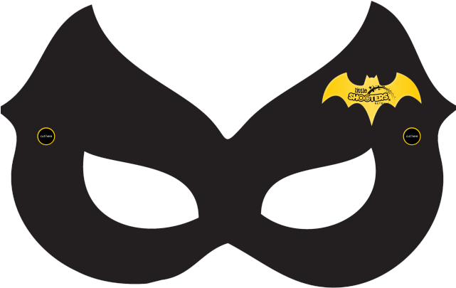 Masks Clipart Batgirl - Bat Girl Mask (640x480), Png Download