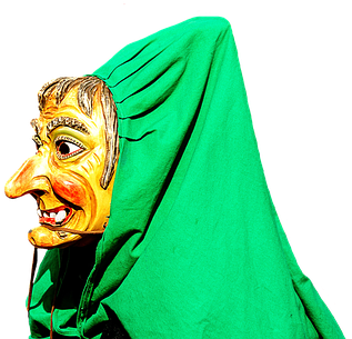 The Witch, Mask, Carnival, Costume - Carnival (443x340), Png Download