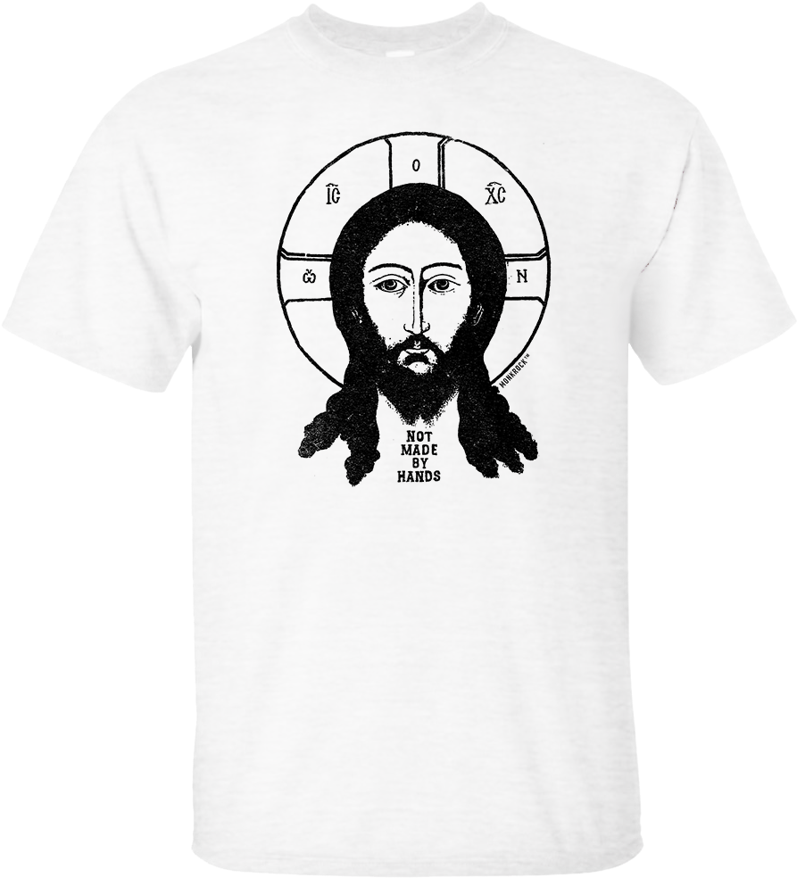 Jesus Not Made By Hands Tee - Jesus (1024x1024), Png Download