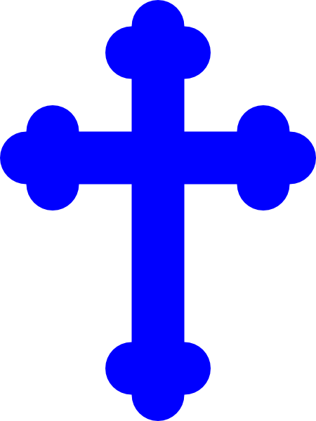 Pink - Christian Cross Clip Art (402x595), Png Download