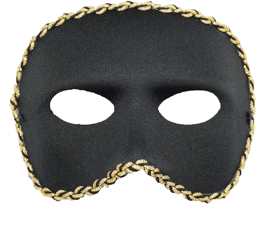 Black Gold Mens Masquerade Ball Mask Roll Over Image - Masquerade Ball (1000x1000), Png Download