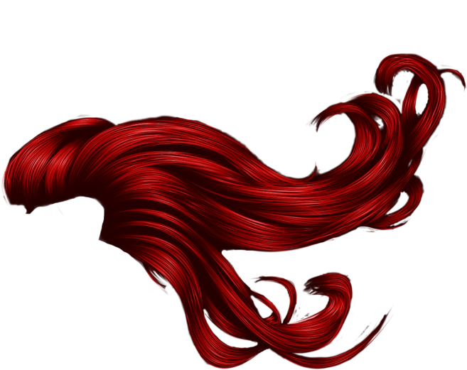 Image Royalty Free Stock Windswept Red By Hellonlegs - Long Red Hair Png (900x558), Png Download