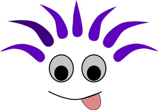 Village Elementary School Crazy Hair Day - Crazy Hair Day Cartoon (550x384), Png Download