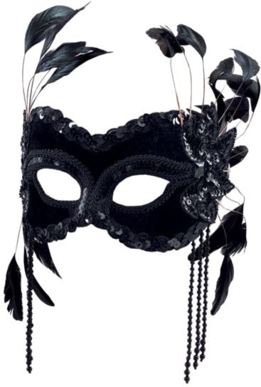 Masquerade Inspiration For Http - Black Masquerade Mask Uk (366x580), Png Download