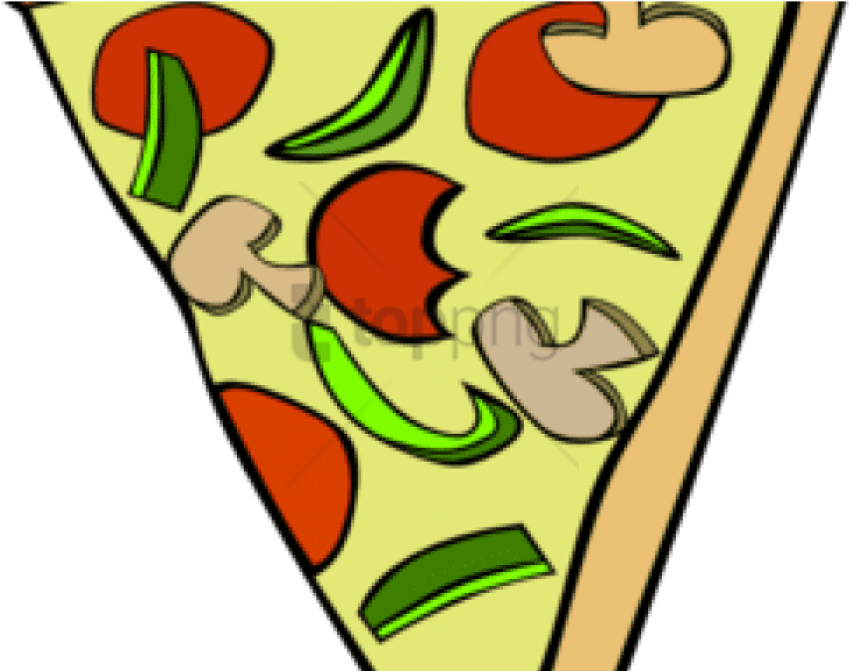 Slice Of Pizza Clipart - Pizza Slice Transparent Background (640x480), Png Download