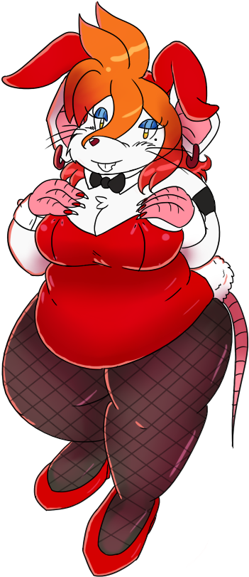 Playboy Bunny Roxie - Cartoon (564x851), Png Download