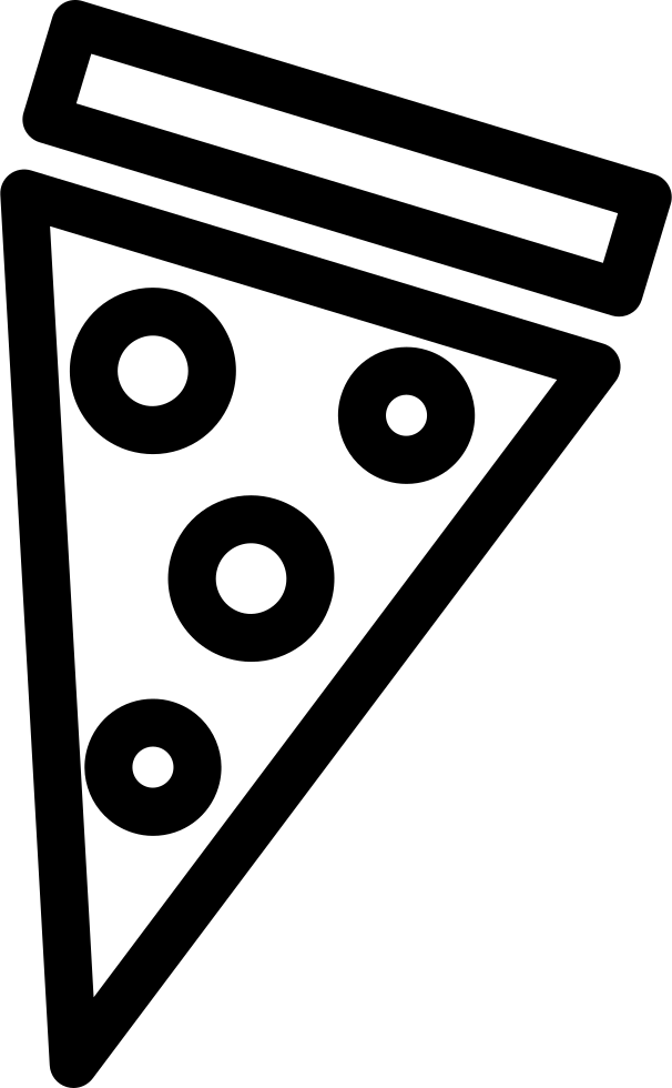 Pizza Slice Comments - Portable Network Graphics (606x980), Png Download