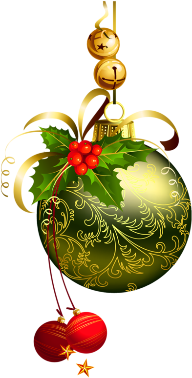Merry Christmas Clipart Mistletoe - Transparent Background Christmas Balls - Free Transparent