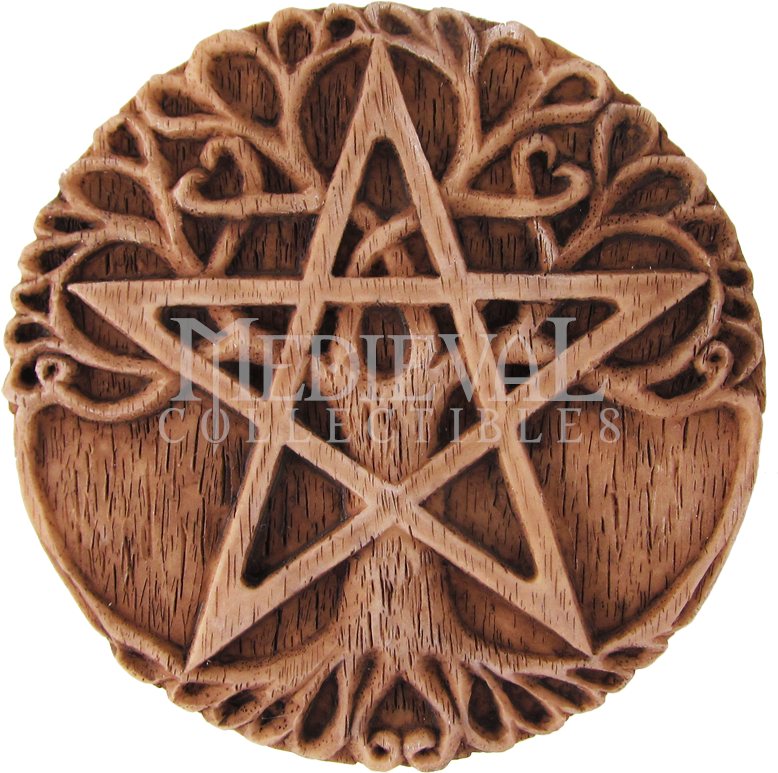 Small Tree Pentacle Plaque - Tree Pentacle (850x850), Png Download