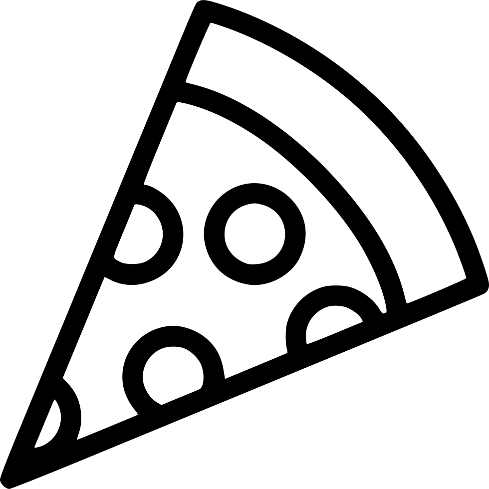 Pizza Slice Comments - Icono Pizza Png (980x980), Png Download
