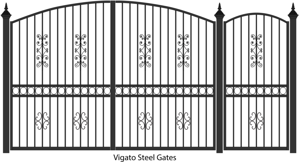 Fancy Gate Png Transparent Image - Century Park (1024x576), Png Download