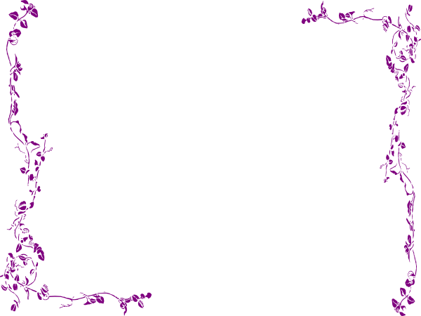 Girly Border (600x450), Png Download