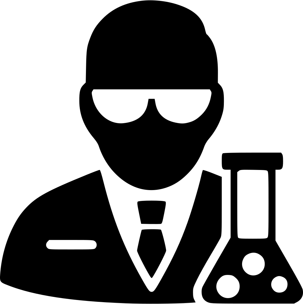 Scientist Flask Science Laboratory Chemistry Research - Scientist Icon Png (980x982), Png Download