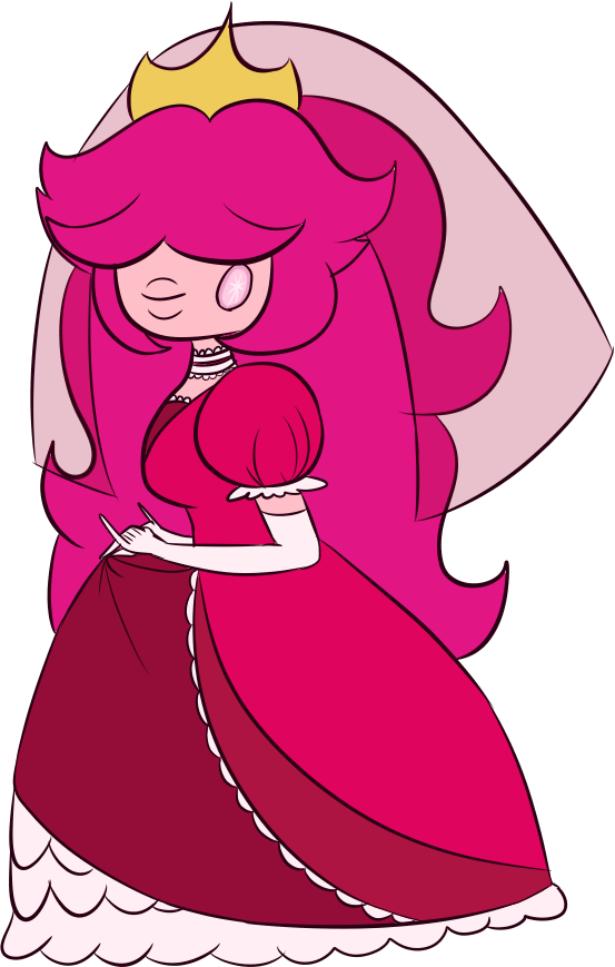 Pink Star Sapphire - Cartoon (553x869), Png Download