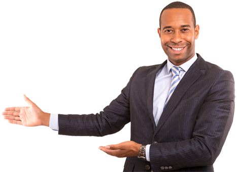 Black Person Png - Businessperson (467x340), Png Download