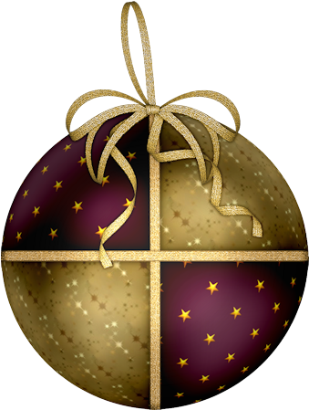 Red Christmas Ornament Png Picture - Blue Christmas Ornament Png (392x481), Png Download