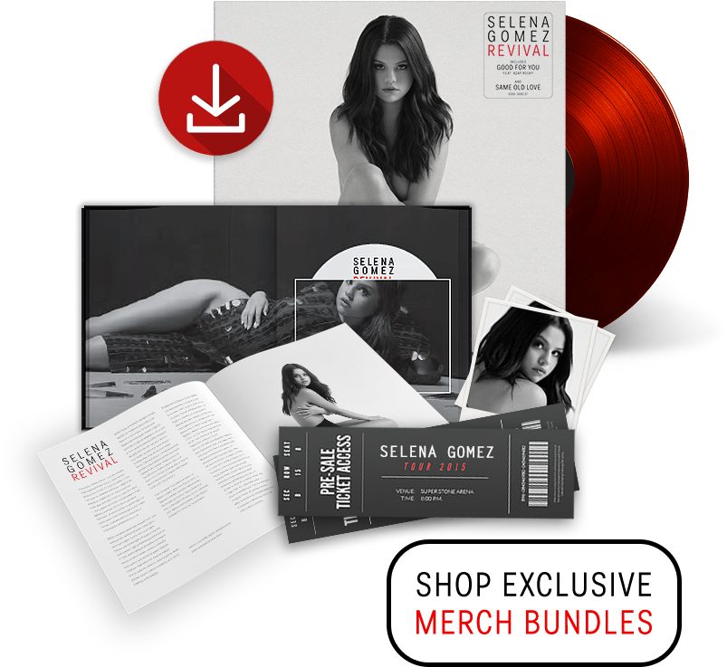 Selena Gomez News On Twitter - Vinyl Cover Selena Gomez Revival (900x800), Png Download