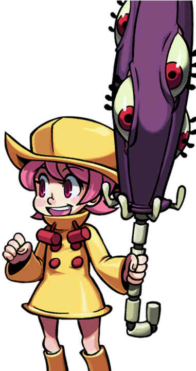 Umbrella Happy - Umbrella Skullgirls (640x720), Png Download
