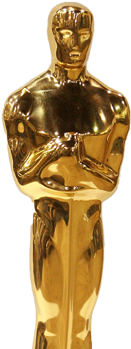 During Wwii The Statuettes Were Made Of Painted Plaster - Oscar Statue (1000x600), Png Download