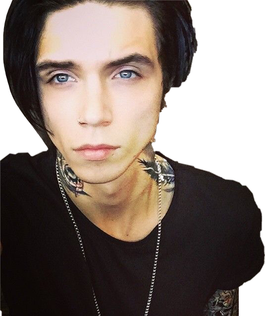 Andy Biersack Andybiersack Freetoedit - Levi Ackerman Andy Biersack (535x639), Png Download
