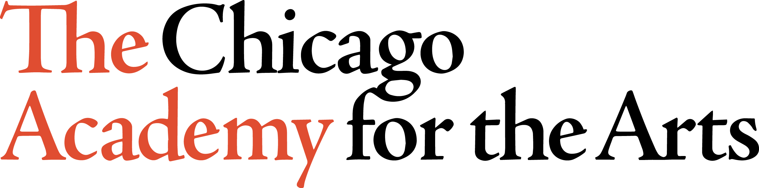 Chicago Academy For The Arts (2653x658), Png Download