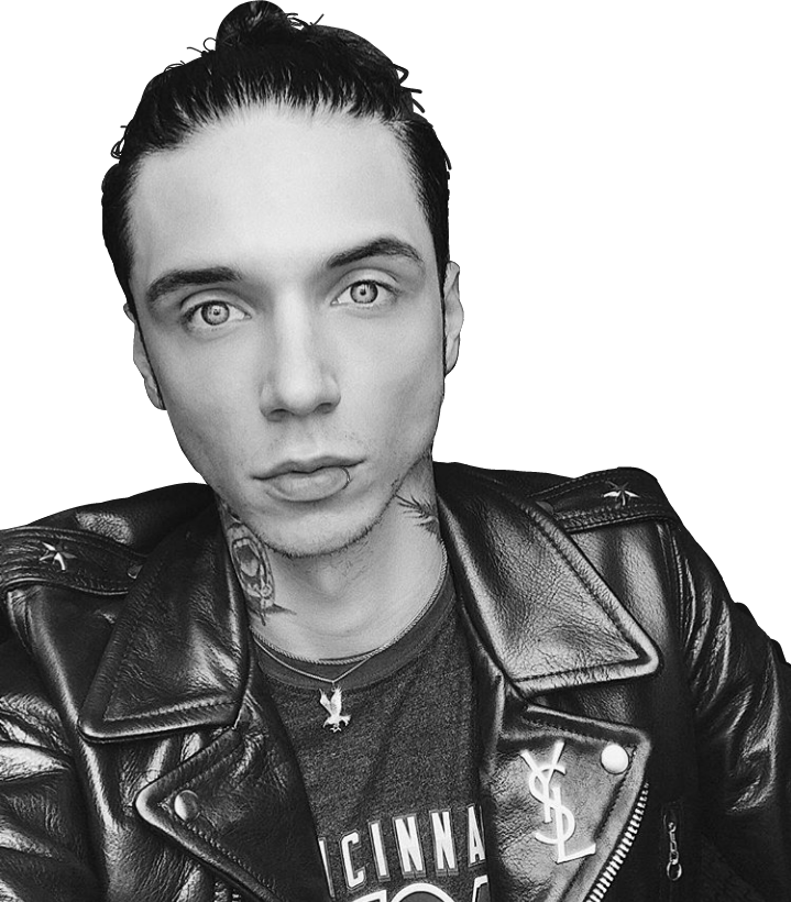 Andybiersack Blackveilbrides Bvb Andysixx Tumblr Aesthe - Andy Biersack (719x820), Png Download