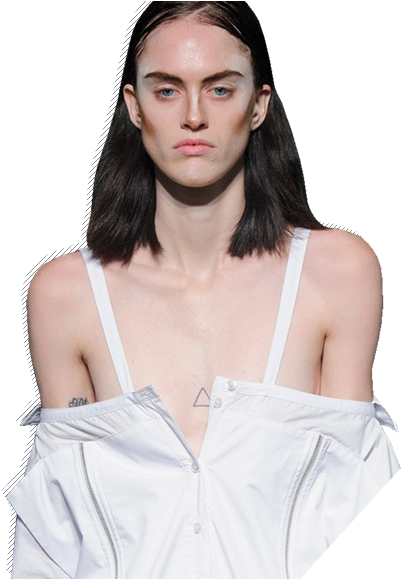 Hood By Air's World Is A Shock From The Future - The Cut (574x578), Png Download