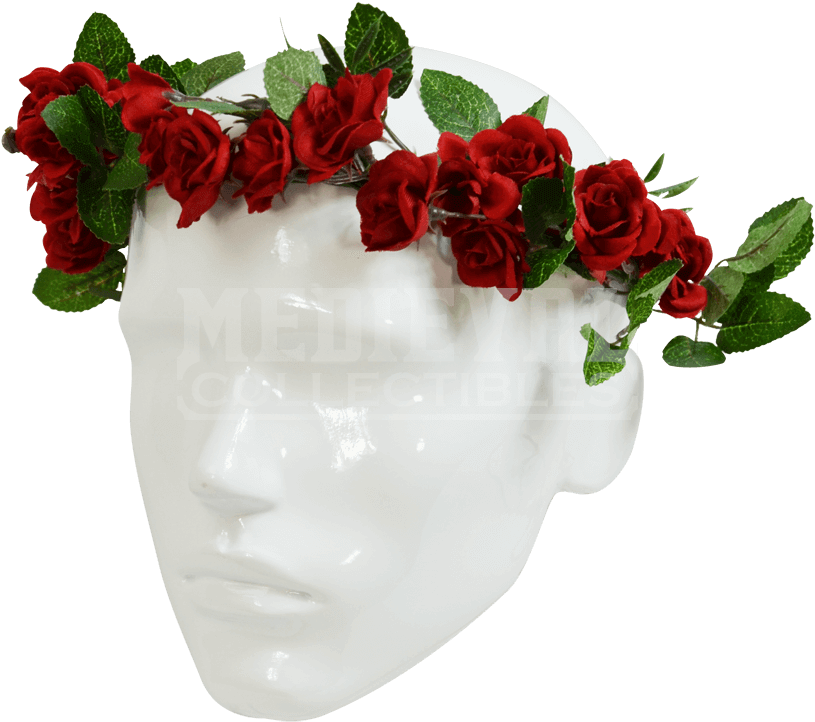 Holly Wreath On Head (850x850), Png Download