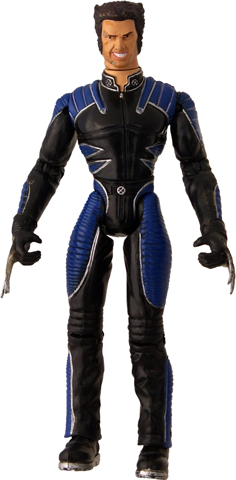 Hugh Jackman - X Men Wolverine X Cycle Action Figure (502x1000), Png Download