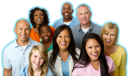 Photo Of A Large Group Of Happy People - Relational Wisdom 360 (525x308), Png Download