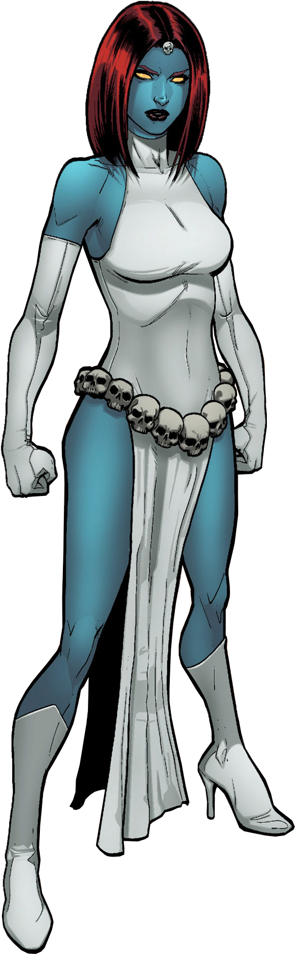 More Skulls Http - Mystique X Men Classic (636x1887), Png Download