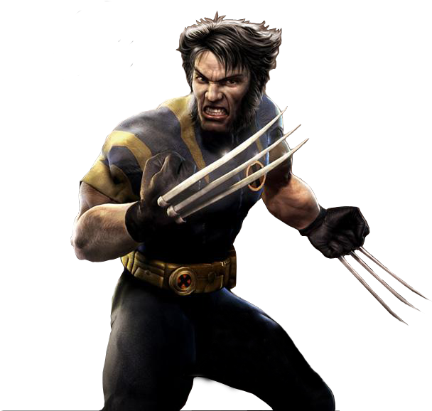 Hugh Jackman X Men Legends Ii - Render Wolverine (607x598), Png Download