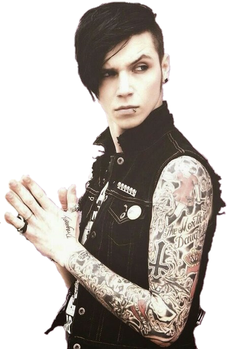 Andy Black Ronnie Radke (459x704), Png Download
