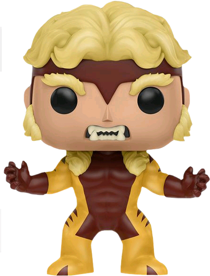Sabretooth Pop Vinyl Figure - Funko Pop X Men (600x600), Png Download