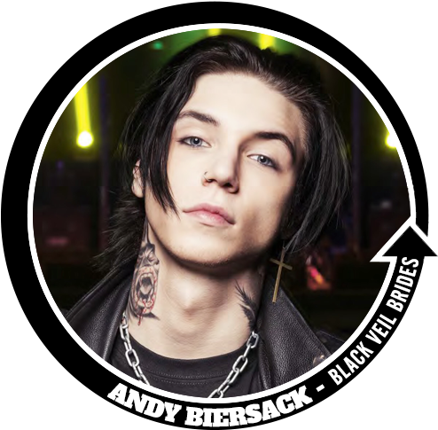 Andybvb Profilepic 2 - Andy Biersack (500x500), Png Download