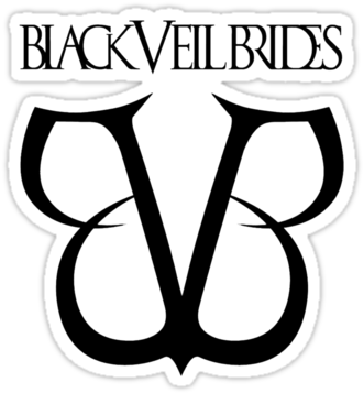 Black Veil Brides Logo By Lunarflower - Sticker Band (375x360), Png Download