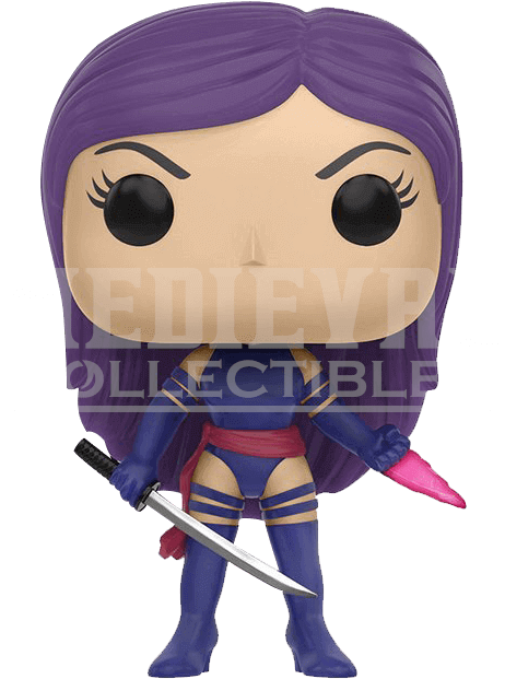 Psylocke Funko Pop (632x632), Png Download
