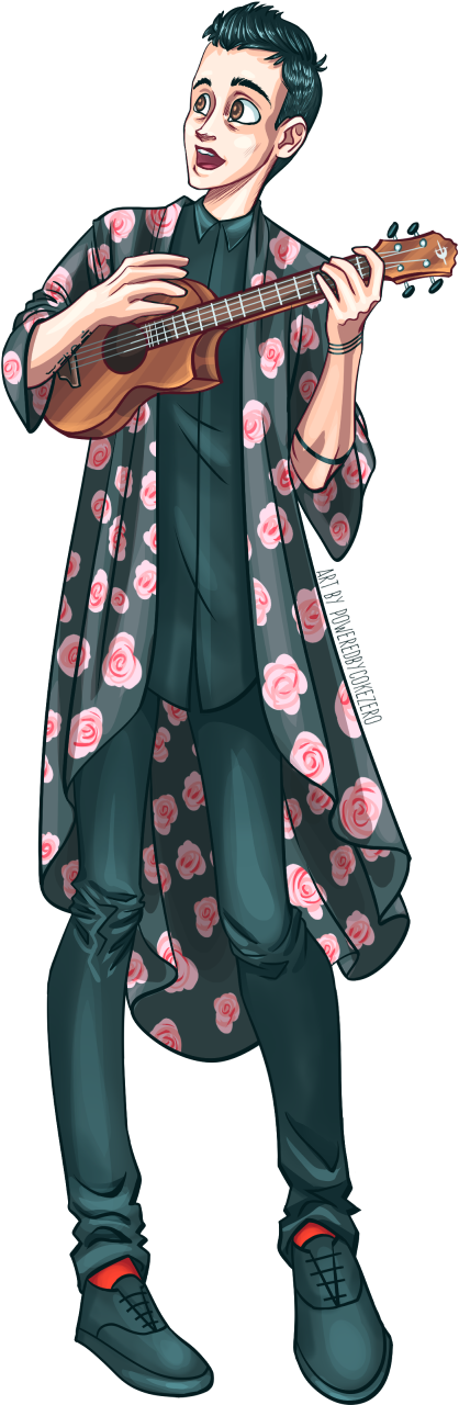 Ukelele By Poweredbycokezero // Who Ever This Poweredbycokezero - Lane Boy Tyler Joseph Outfit (900x1273), Png Download