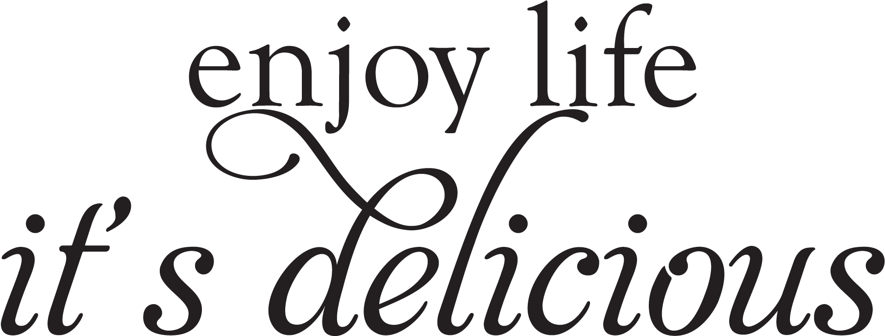 Life Quotes Png Svg Stock - Enjoy The Life Png (1875x1875), Png Download